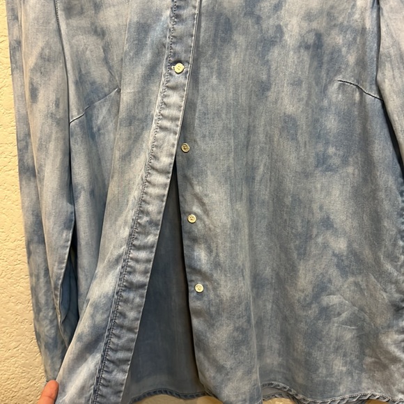 CALVIN KLEIN JEANS WOMEN LONG SLEEVE SHIRT MEDIUM - Picture 10 of 10